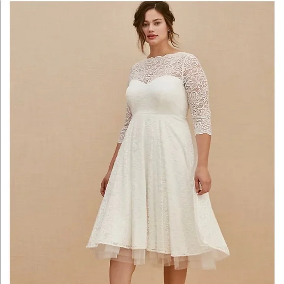 torrid | Dresses | Torrid Lace Tea Length Wedding Dress | Poshmark torrid | Dresses | Torrid Lace Tea Length Wedding Dress | Poshmark